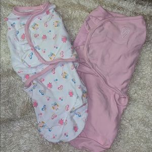 2 baby swaddle covers